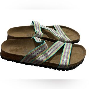 Birkis sandals size 11 rainbow colors